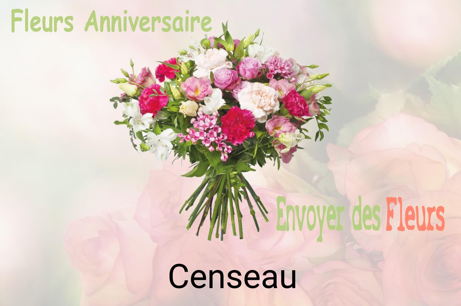 Bouquet de fleurs d’anniversaire livré à Censeau